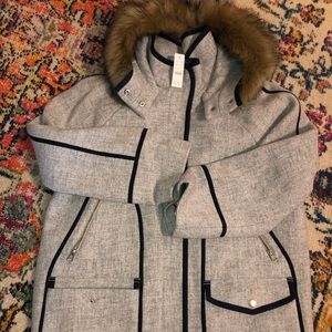 NWT J. Crew Parka Coat